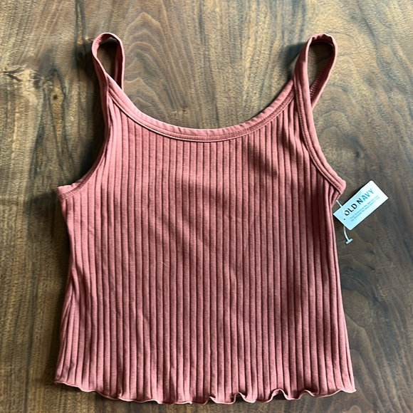 Old Navy Ribbed Tank Top in Rust - Picture 1 of 3